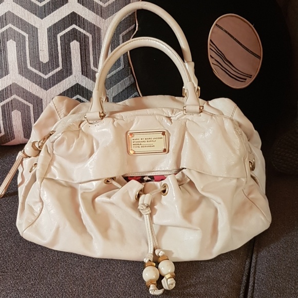 MARC BY MARK JACOBS GROOVEE NEW Q LEATHER SATCHEL